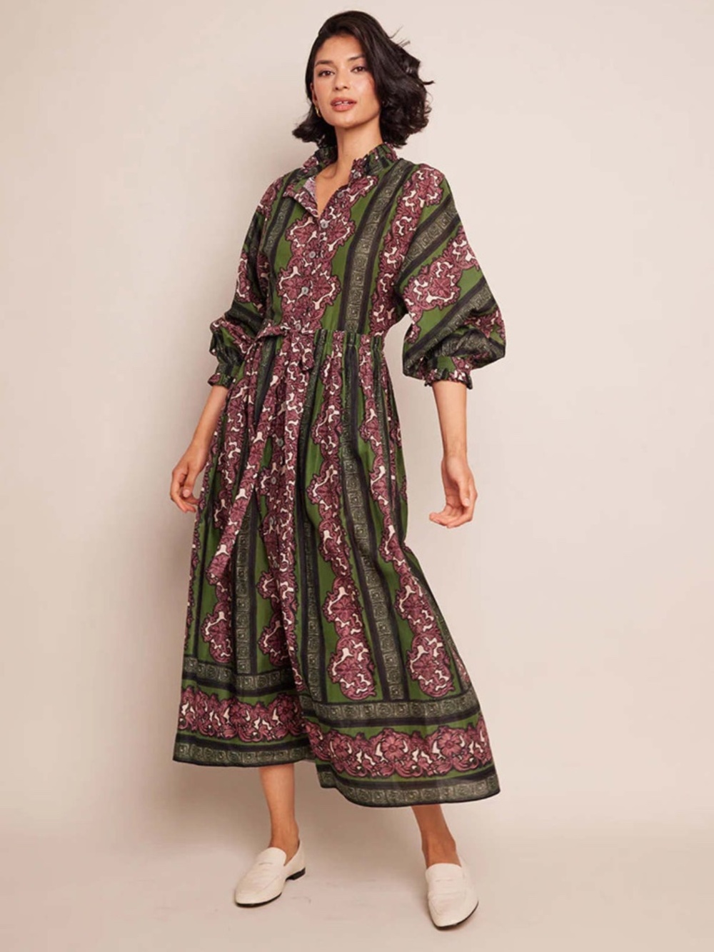 Cara Cara Beatrice Midi Dress - size L
